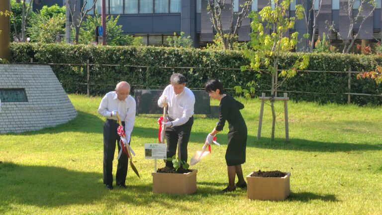 8月6日 植樹式